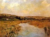 The Valley of the Scie at Pouville by Claude Monet